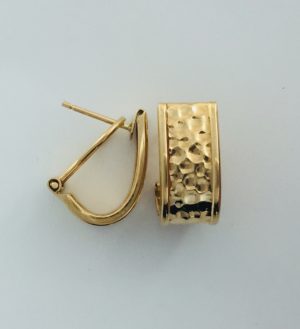 Gold earrings