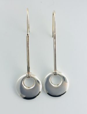 Silver earrings