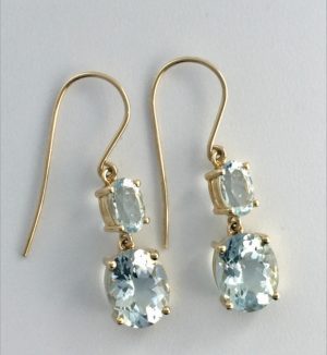 Aquamarine earrings