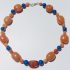 Carnelian & lapis necklace